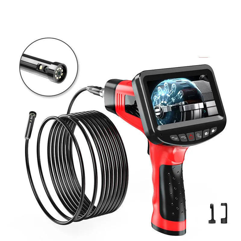 8.5mm dual-lens endoscope HD inspection camera with flexible cable.