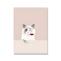 40x60cm canvas wall art with modern simplicity design and white border for bedroom decoration