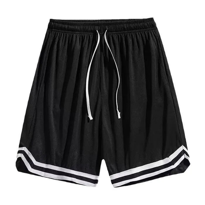 Men's loose fit cropped trousers in gradient colours with casual styling