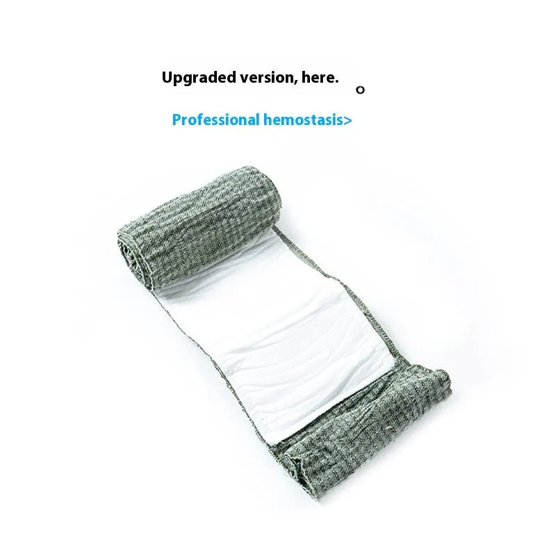 Portable training hemostatic gauze bandage in 10cm and 15cm sizes for outdoor first aid practice