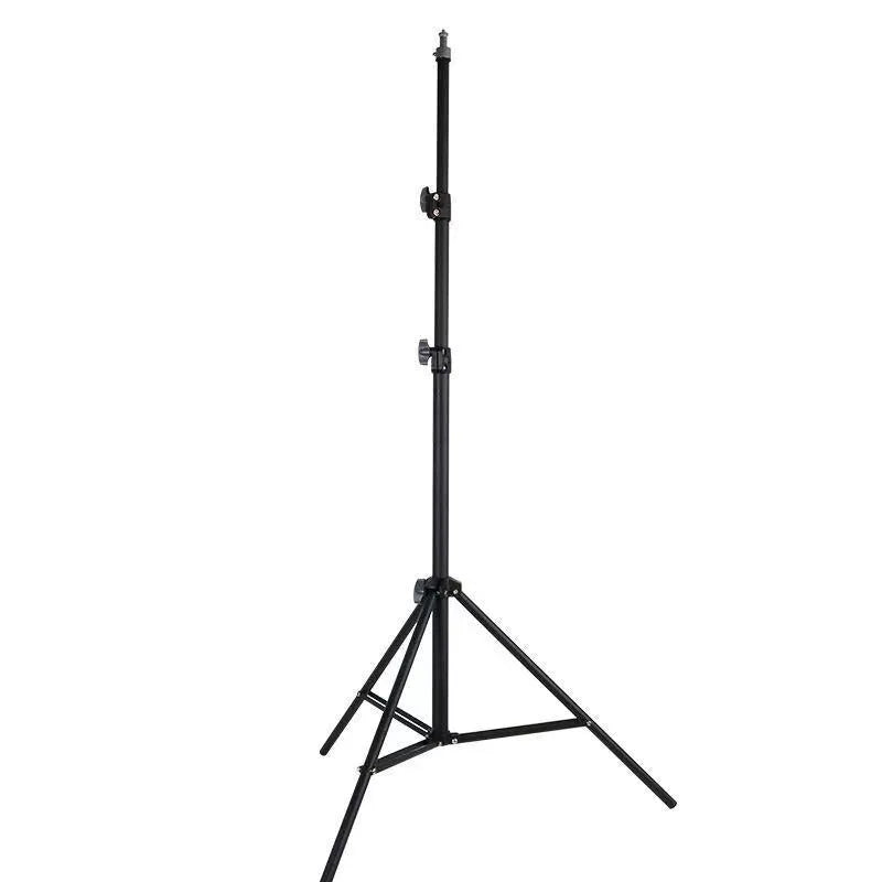 Photography tripod light stand with frosted finish and mobile phone holder