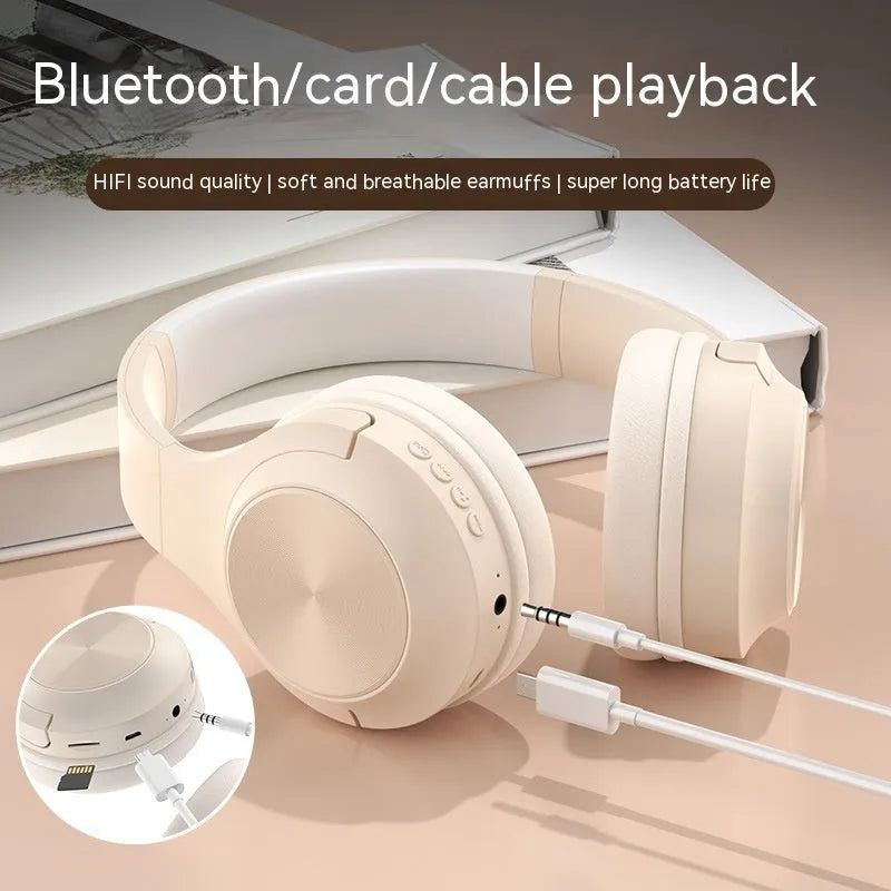 Creative wireless Bluetooth headset in chalk black, ivory white, or youth green colour on a charging stand