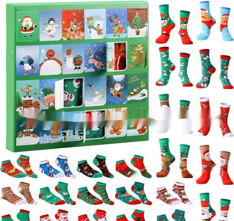 Mini resin Christmas socks blind box decoration for holiday displays