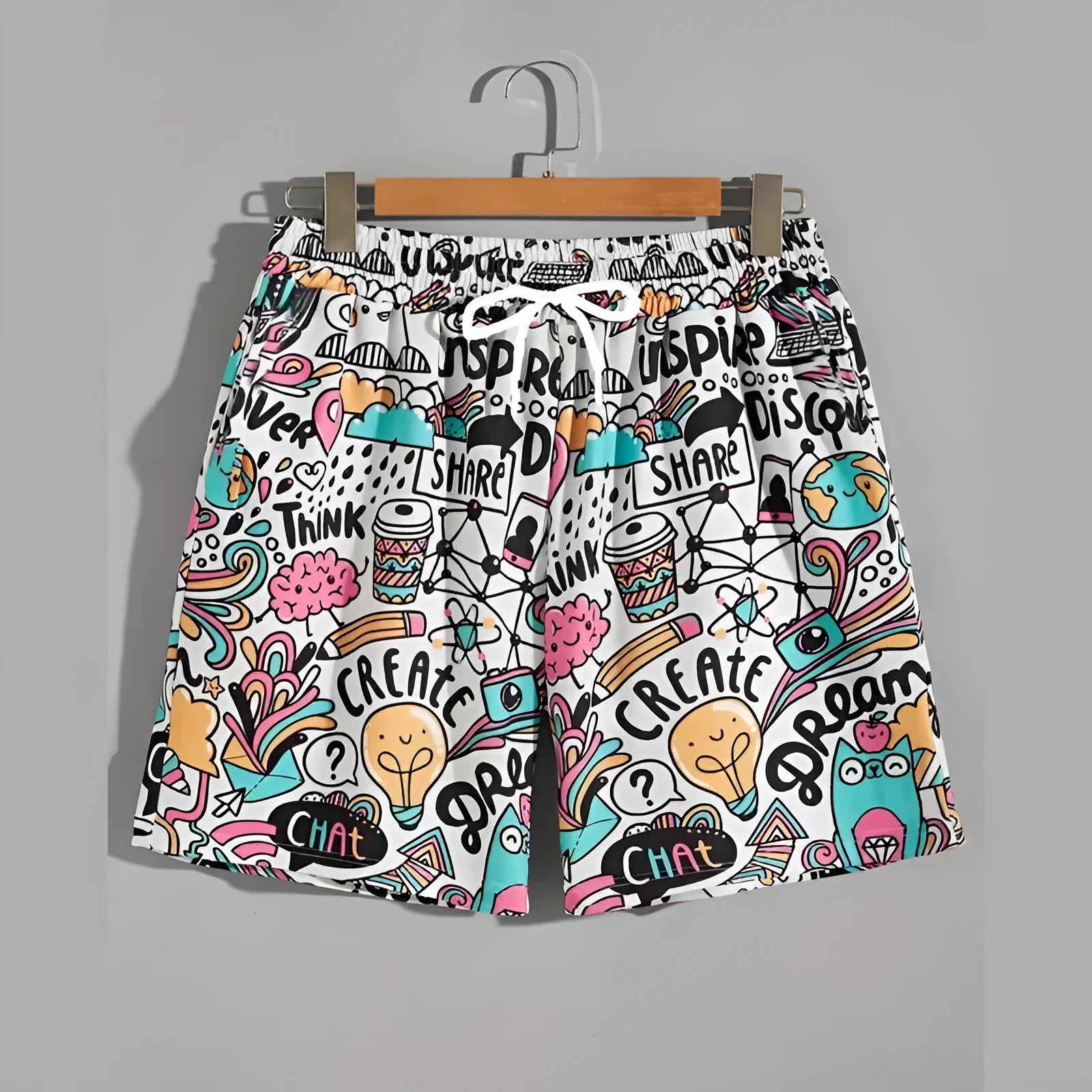 Men's loose fit beach pants in polyester fabric available in multiple colours and sizes XS to 5XL
