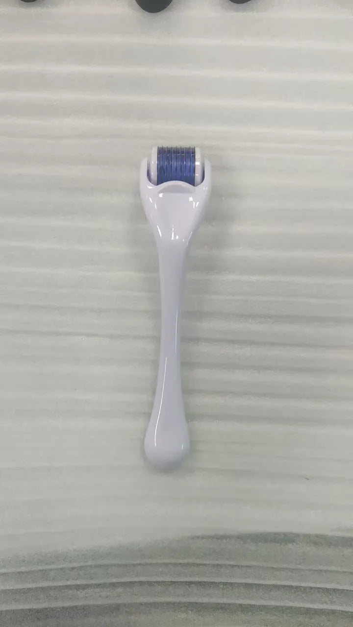 540 micro needle roller device showing multiple colour options and needle specifications for skincare treatments