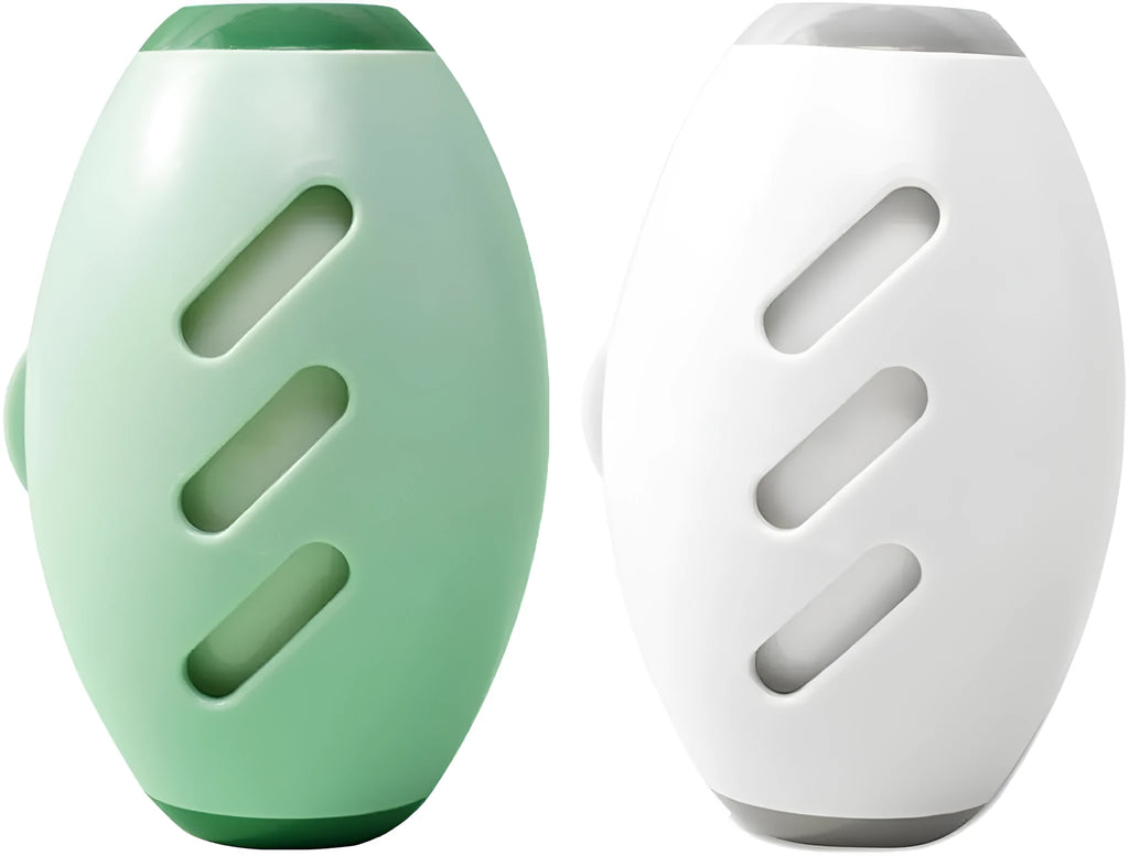 Green washable gel lint roller ball for pet hair removal on fabric