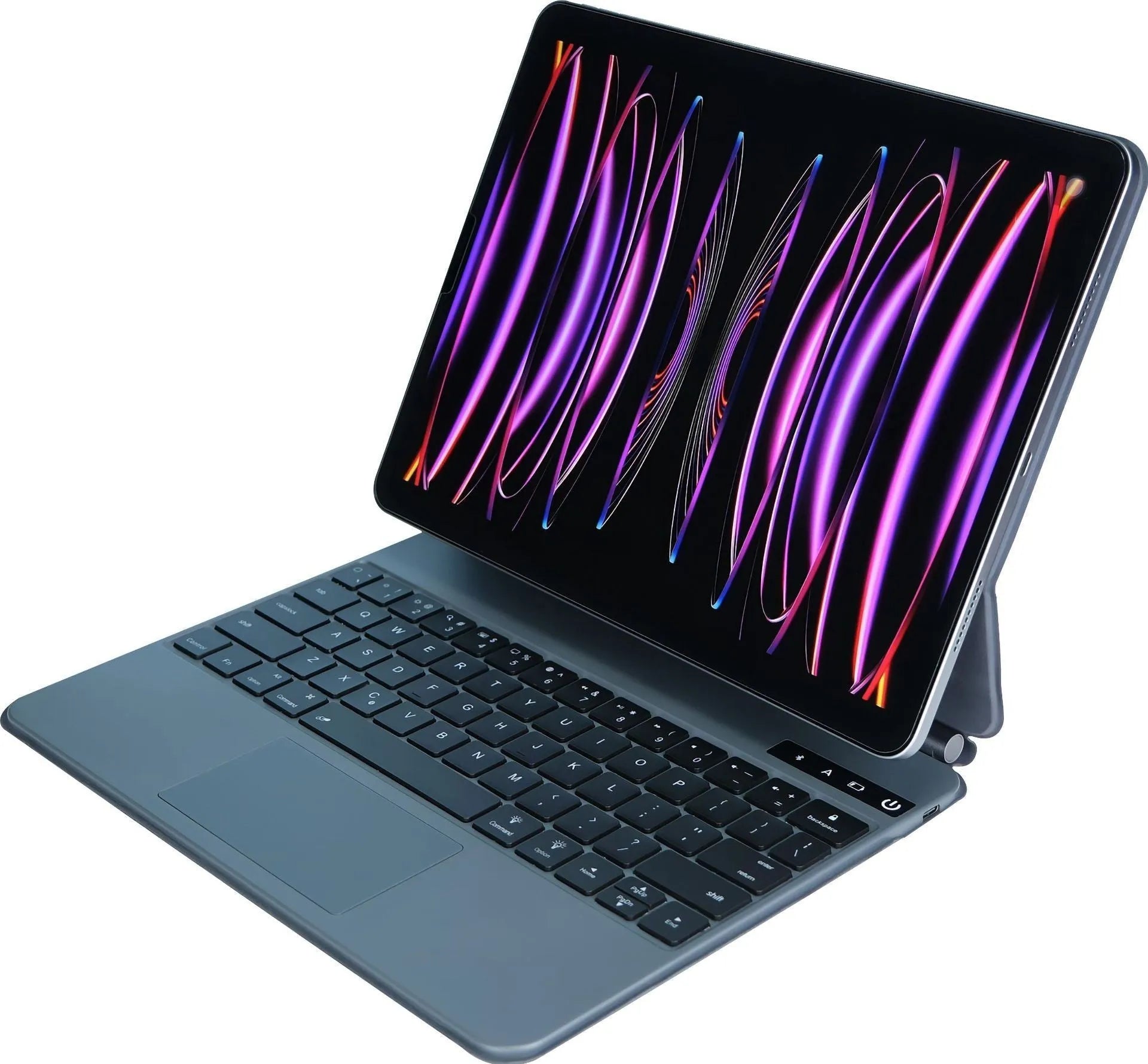 iPad Bluetooth keyboard case with magnetic protective cover in multiple colours for iPad Pro and Air tablets