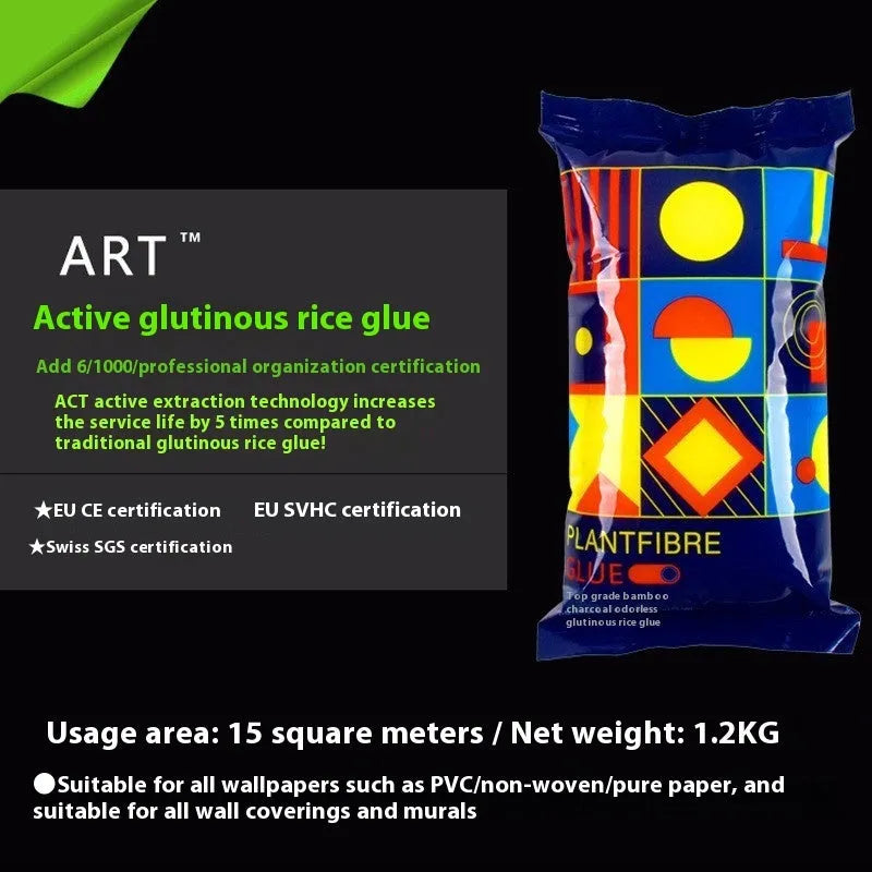 Three rolls of glue E model glutinous rice wallpaper adhesive with clean smell formaldehyde-free formula