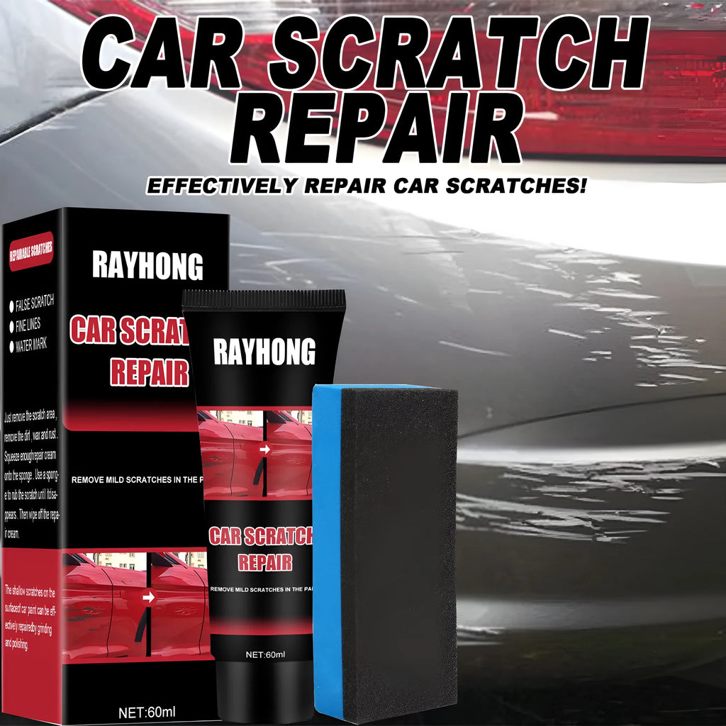 60ml bottle of car scratch repair wax with applicator for paint surface maintenance.