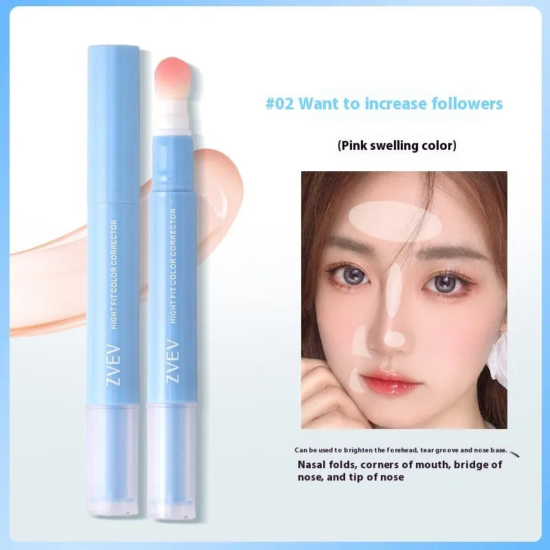 Concealer pen cream with sponge brush head applicator in choice of three colour classifications.