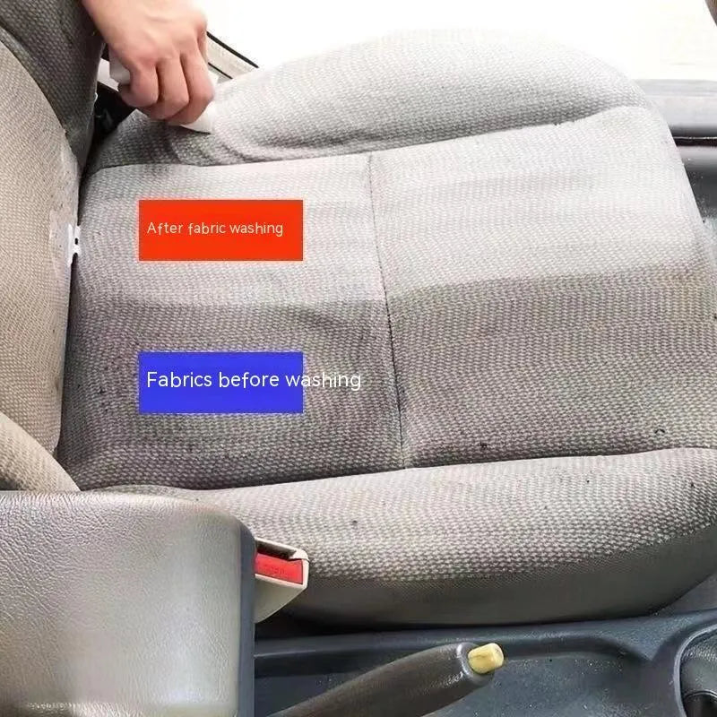 Wash free fabric roof foam cleaner bottle with sponge wipes and towel for car interior cleaning