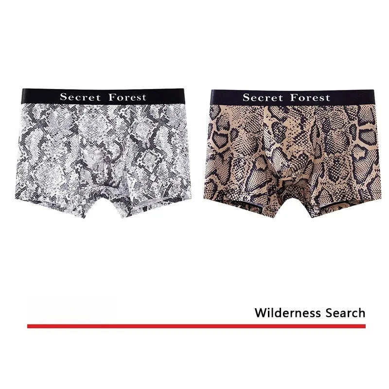 Men's loose-fit boxer shorts in black, grey, and brown colours made from thin polyester fabric.