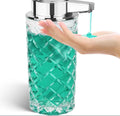 Automatic sensing soap dispenser with silver-plated PET shell and USB Type-C charging port