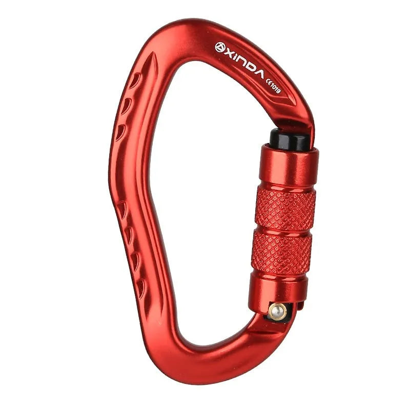 Automatic lock climbing carabiner for outdoor rock climbing equipment in multiple colour options