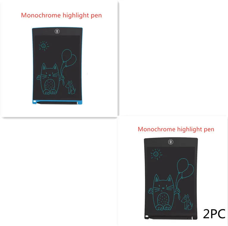 8.5 inch black LCD writing tablet H8S with flexible display and one-key clear button