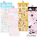 Waterproof PVC agenda notebook stickers in cartoon styles for office stationery decoration