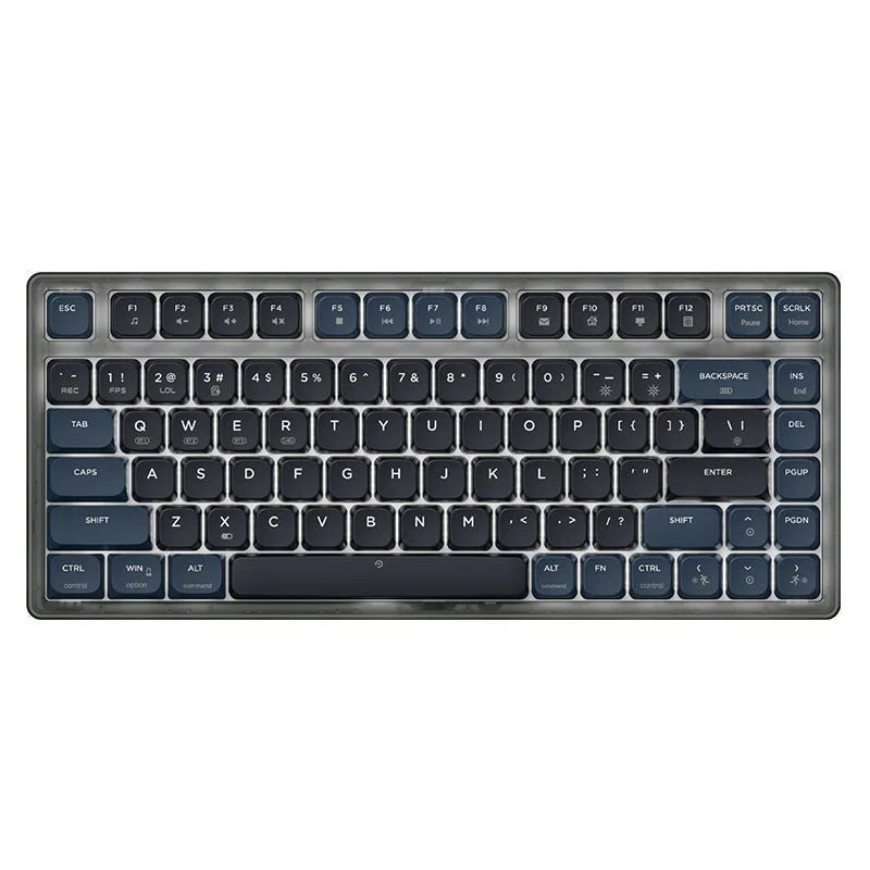 AJAZZ AK832PRO green 81-key mechanical keyboard with colour screen and RGB backlight