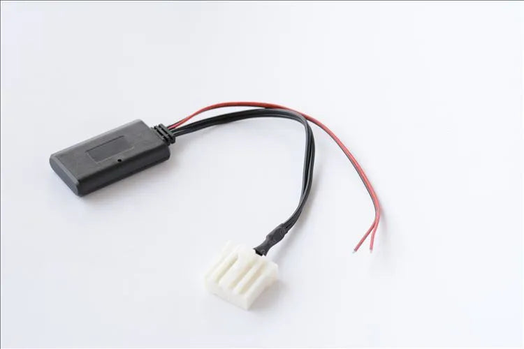 Black JieRui-BT 5908 Bluetooth audio cable for Mazda 3, M6, and other 2006+ models.