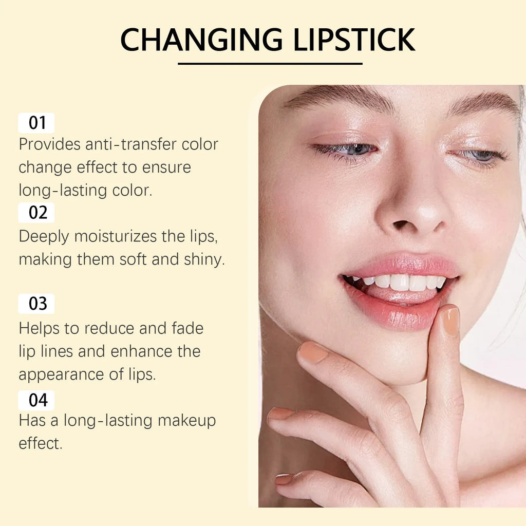 Gold foil nourishing lipstick bullet in a 2.6cm diameter case, net weight 3.5g.