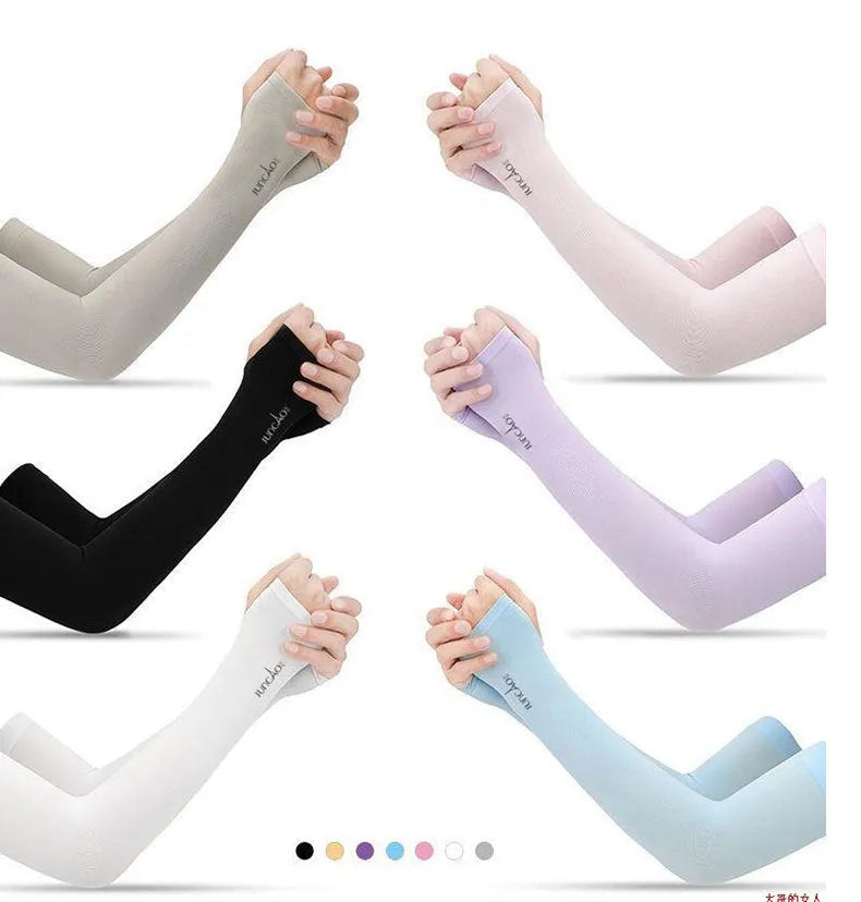 Unisex driving oversleeves with open-finger design in five colour options