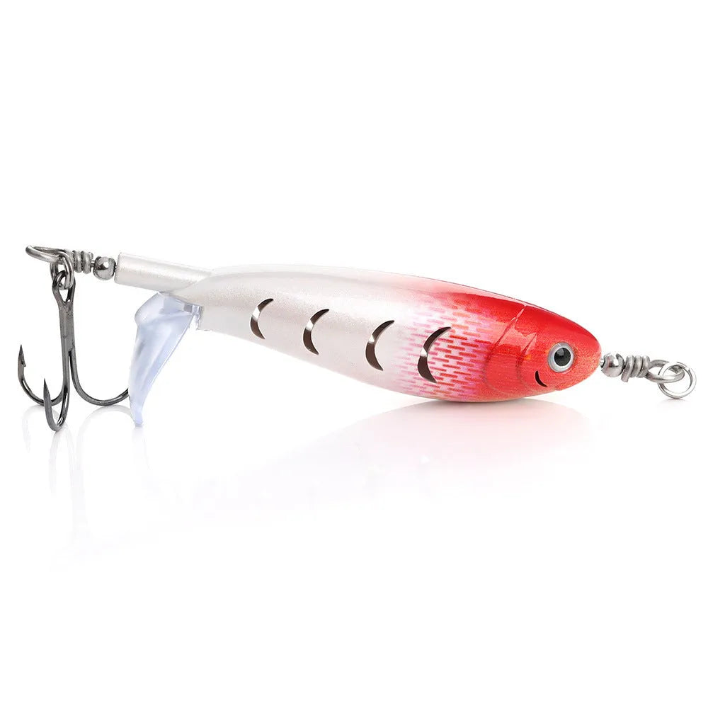 7.5cm bionic artificial fishing swimbait lure on a hook