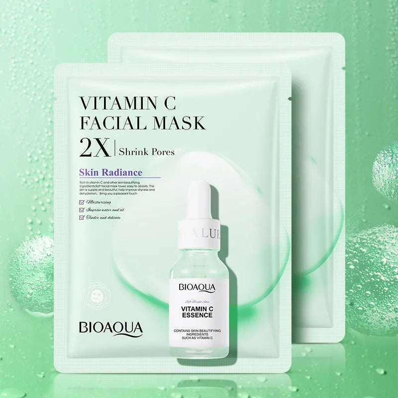 Single pack of a 30g gel facial sheet mask from a range including Collagen, Hyaluronic Acid, Vitamin C and Centella Asiatica variants.