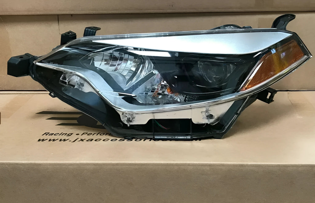 Passenger side halogen headlight assembly for 2014-2015 Toyota Corolla, OEM part 8111002E60