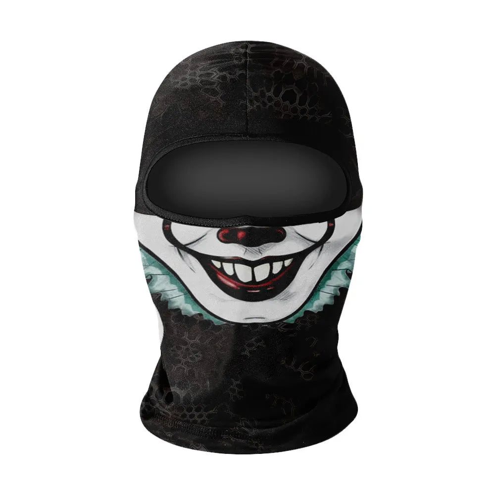 Men's summer breathable full face sun protection quick-drying ice silk polyester balaclava