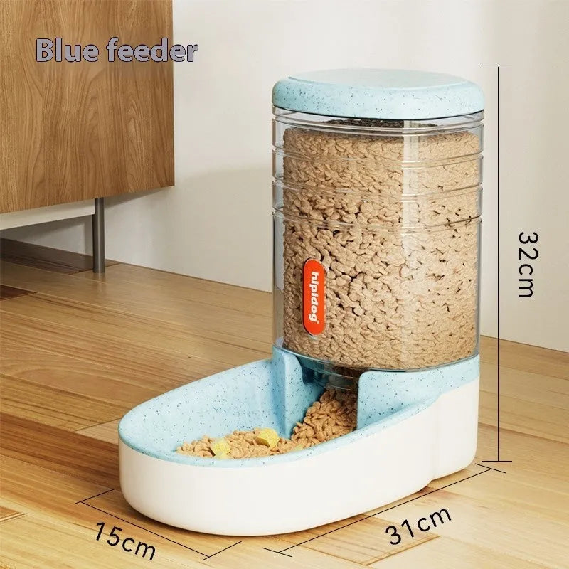 Large 3.8L automatic pet water fountain for cats and dogs in grey, blue, pink, or green colour