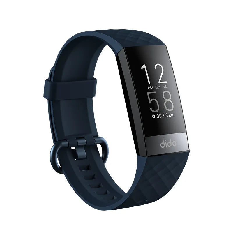 Y6 Black smart bracelet with a 1.1 inch screen for blood pressure, ECG and heart rate monitoring