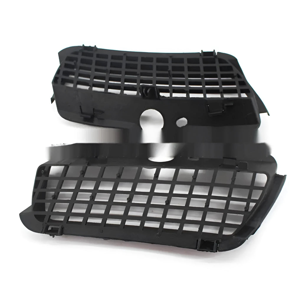 Black ABS plastic fog light cover pair for Volkswagen Golf 3 front bumper lower grille