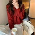 Women's acrylic long-sleeved cardigan coat in free size available in five colours
