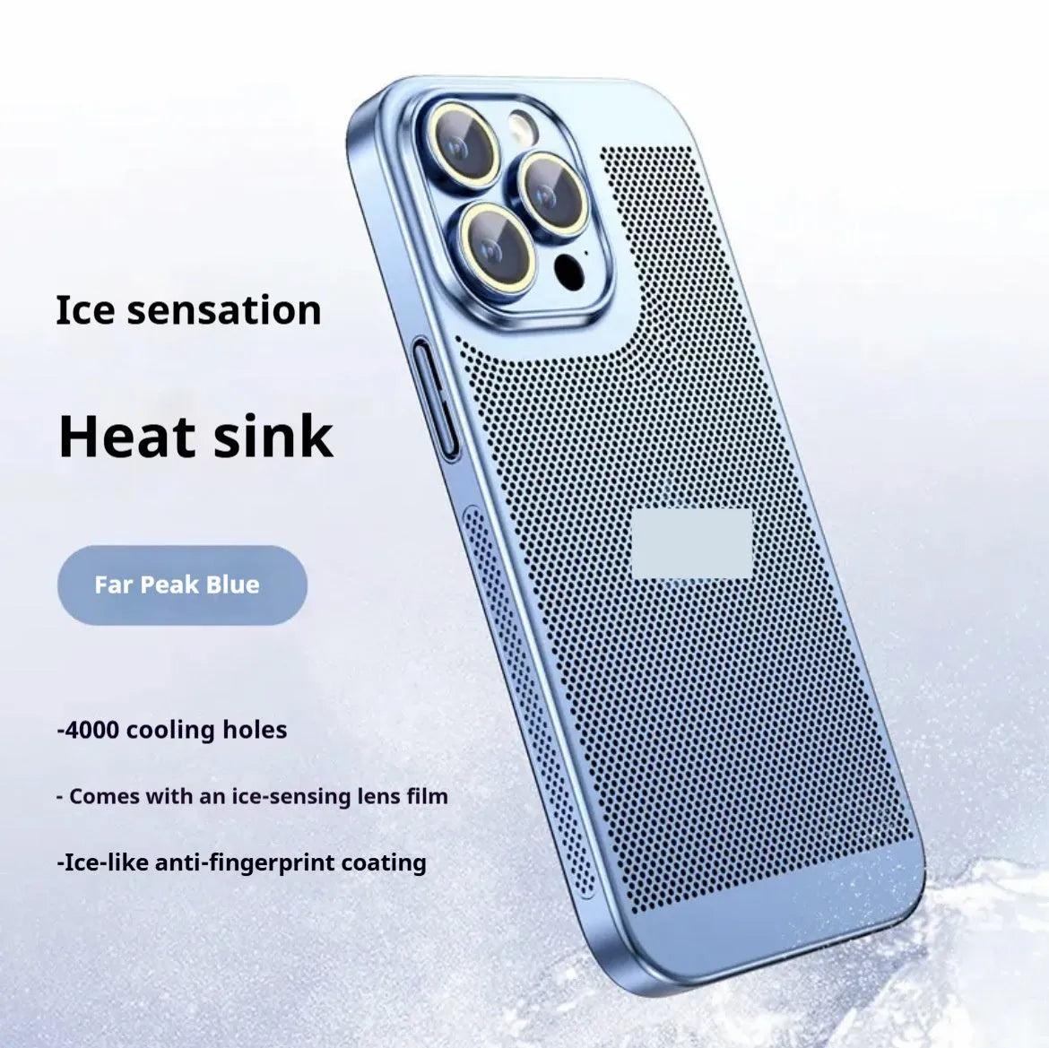 Electroplated all inclusive PC phone case for iPhone in black colour – anti-fall design