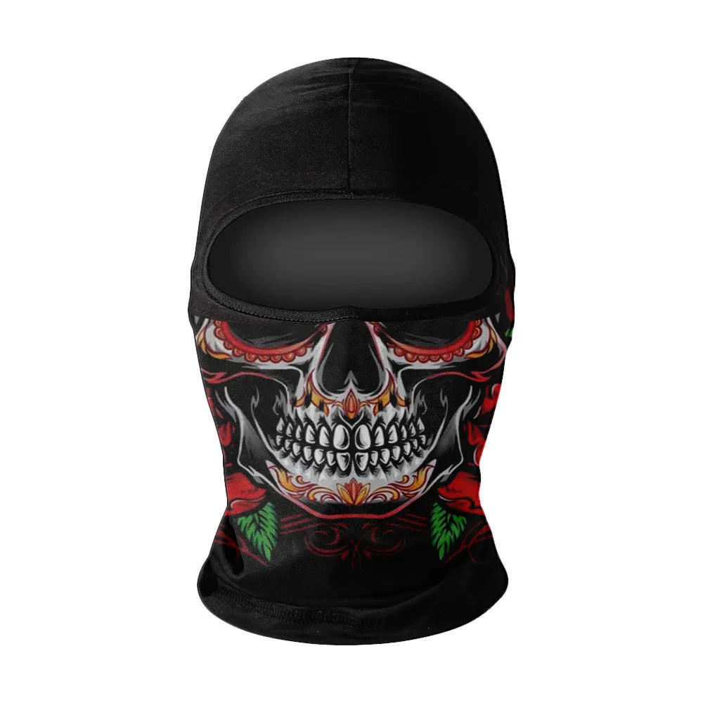 Men's summer breathable full face sun protection quick-drying ice silk polyester balaclava