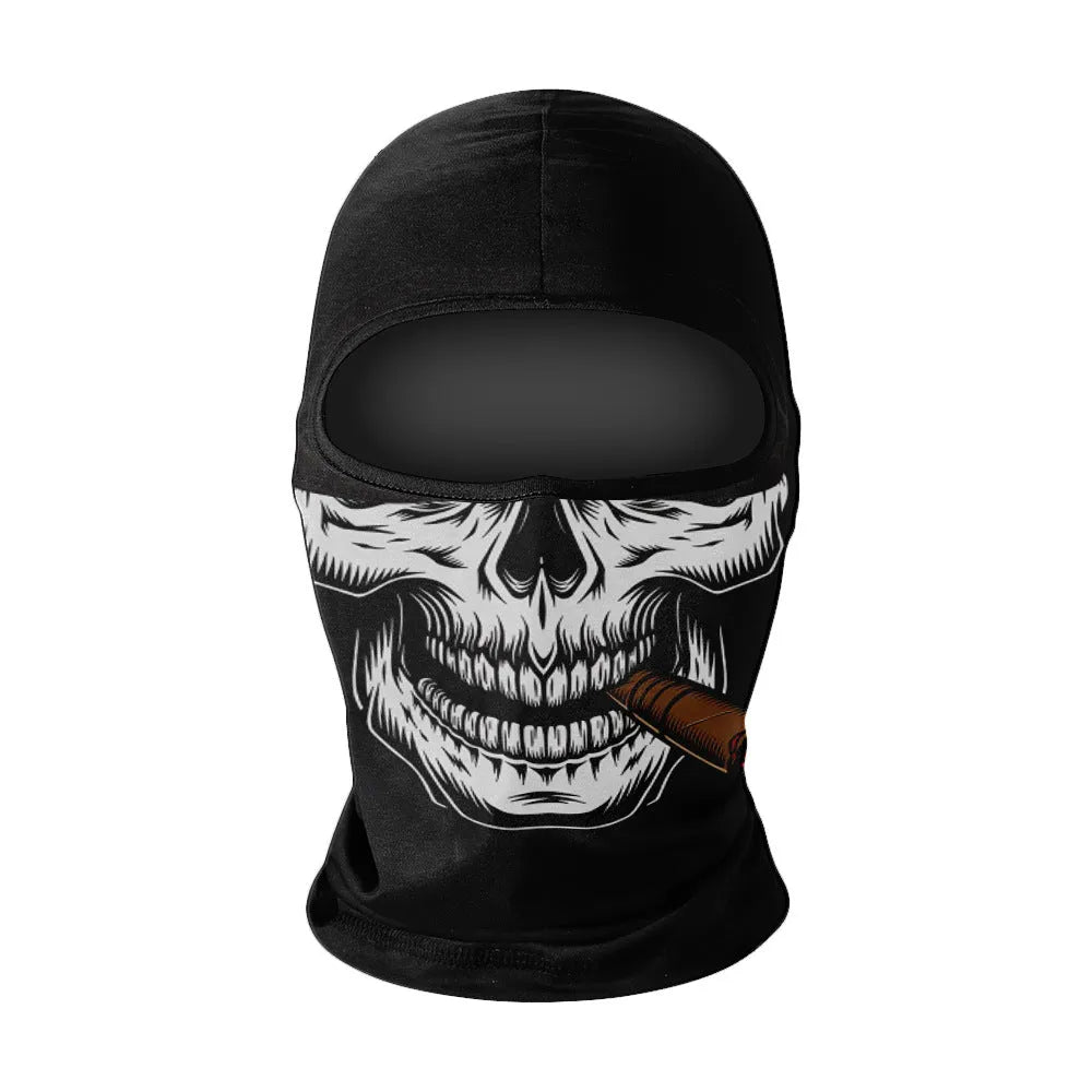 Men's summer breathable full face sun protection quick-drying ice silk polyester balaclava