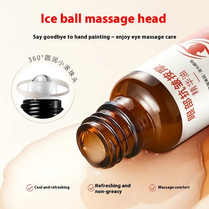 Red Upgrade Eye Anti-wrinkle Massage Essence Oil 20ml bottle for hydrating and firming eye care