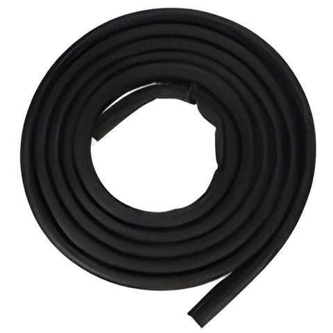 Black rubber sliding door seal for Toyota Hiace High Roof vehicles, 5 metre length