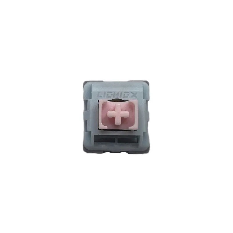 Dew axis-4 coloured mechanical keyboard linear switches with small window candle cutting shaft design
