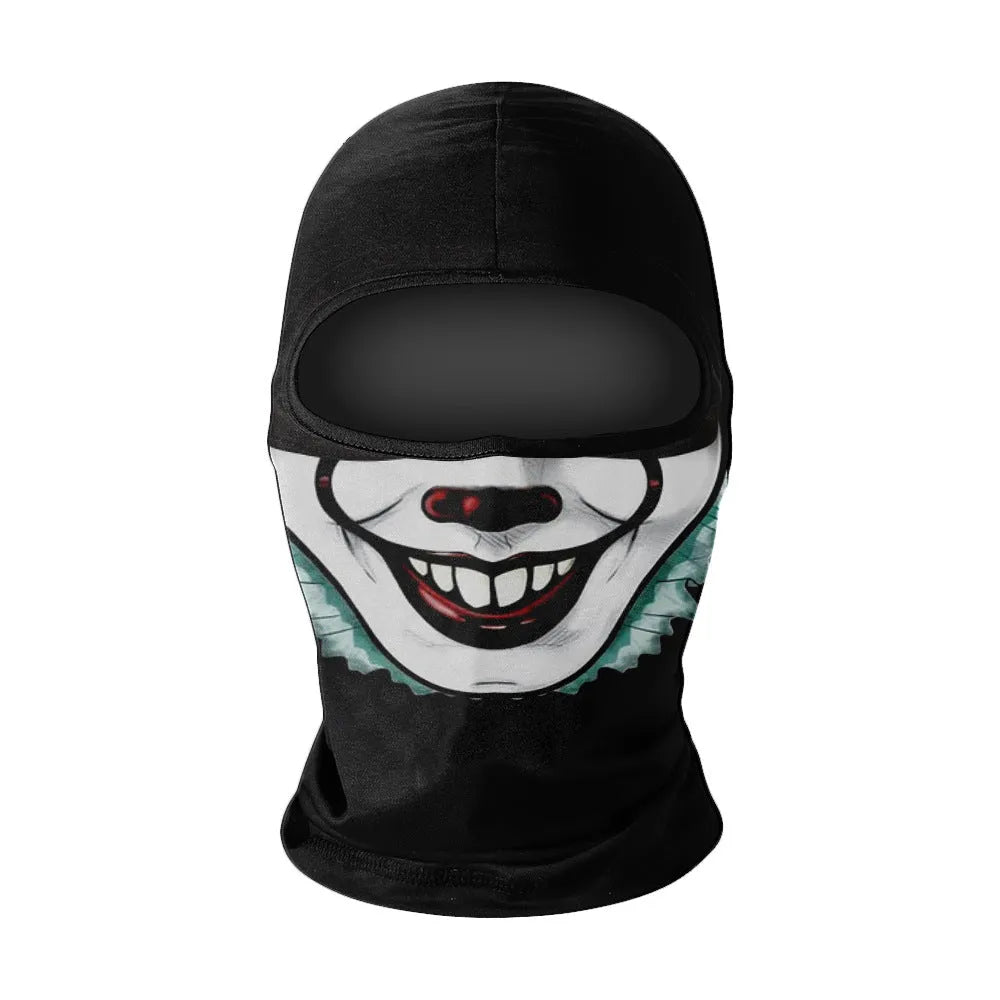 Men's summer breathable full face sun protection quick-drying ice silk polyester balaclava