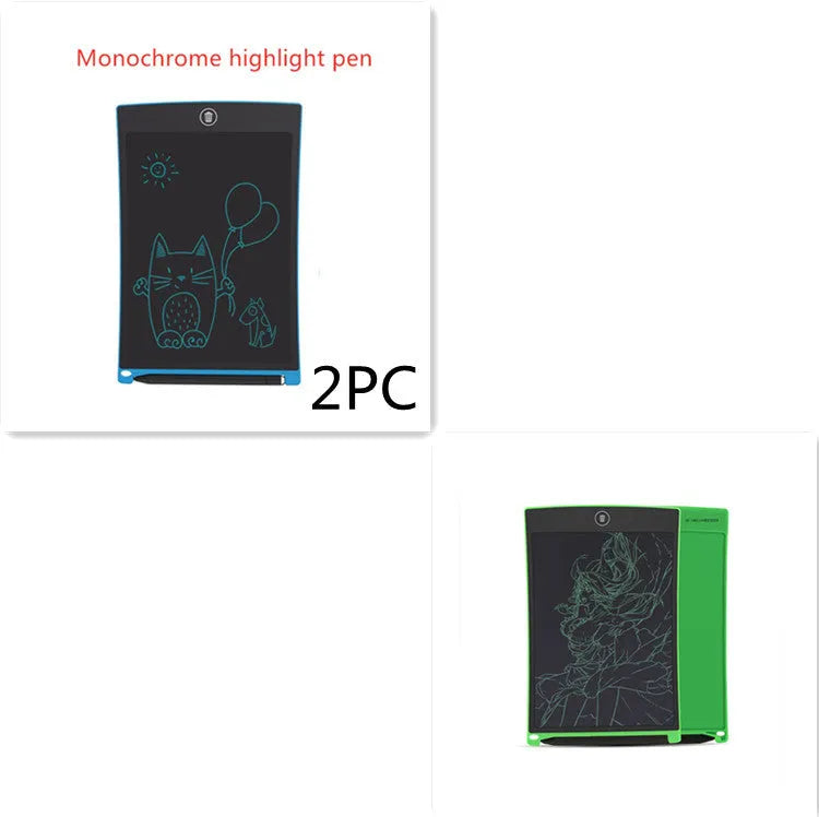 8.5 inch black LCD writing tablet H8S with flexible display and one-key clear button