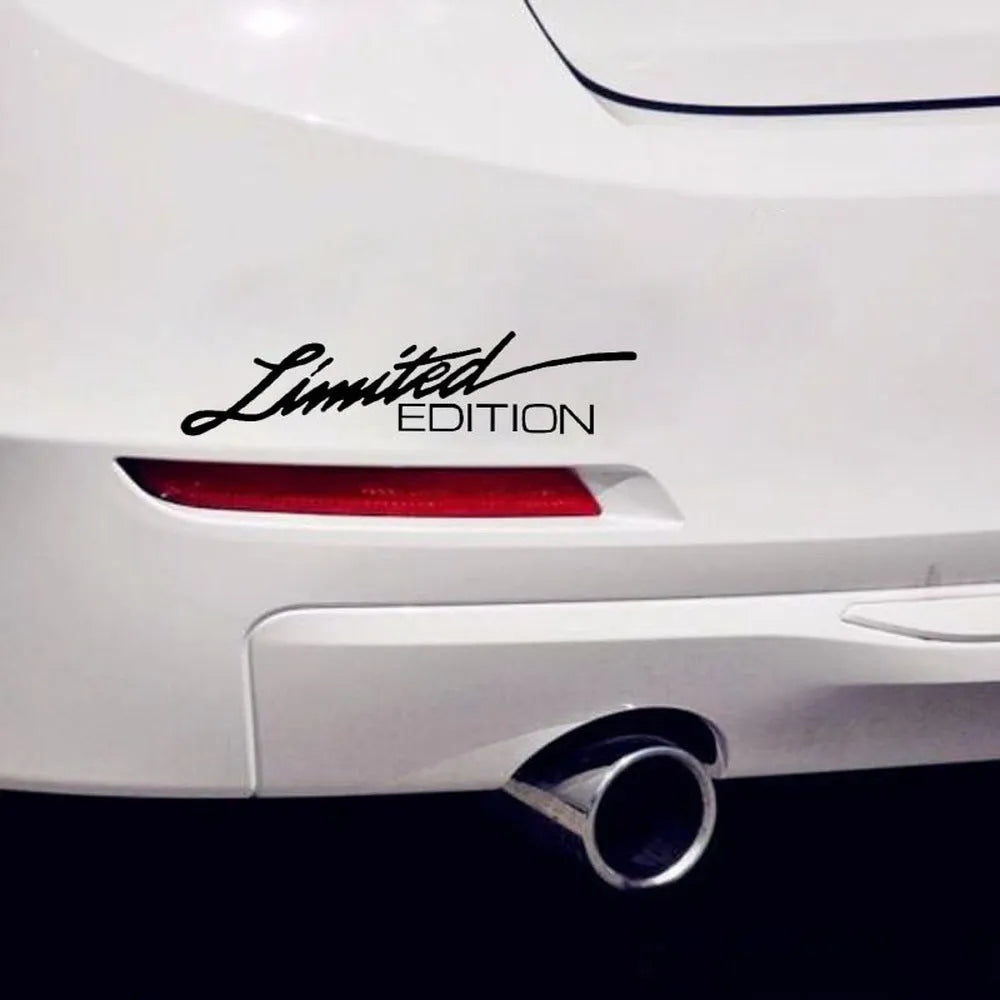 British reflective bumper sticker with English wording, 16cm by 3.8cm plastic car decal