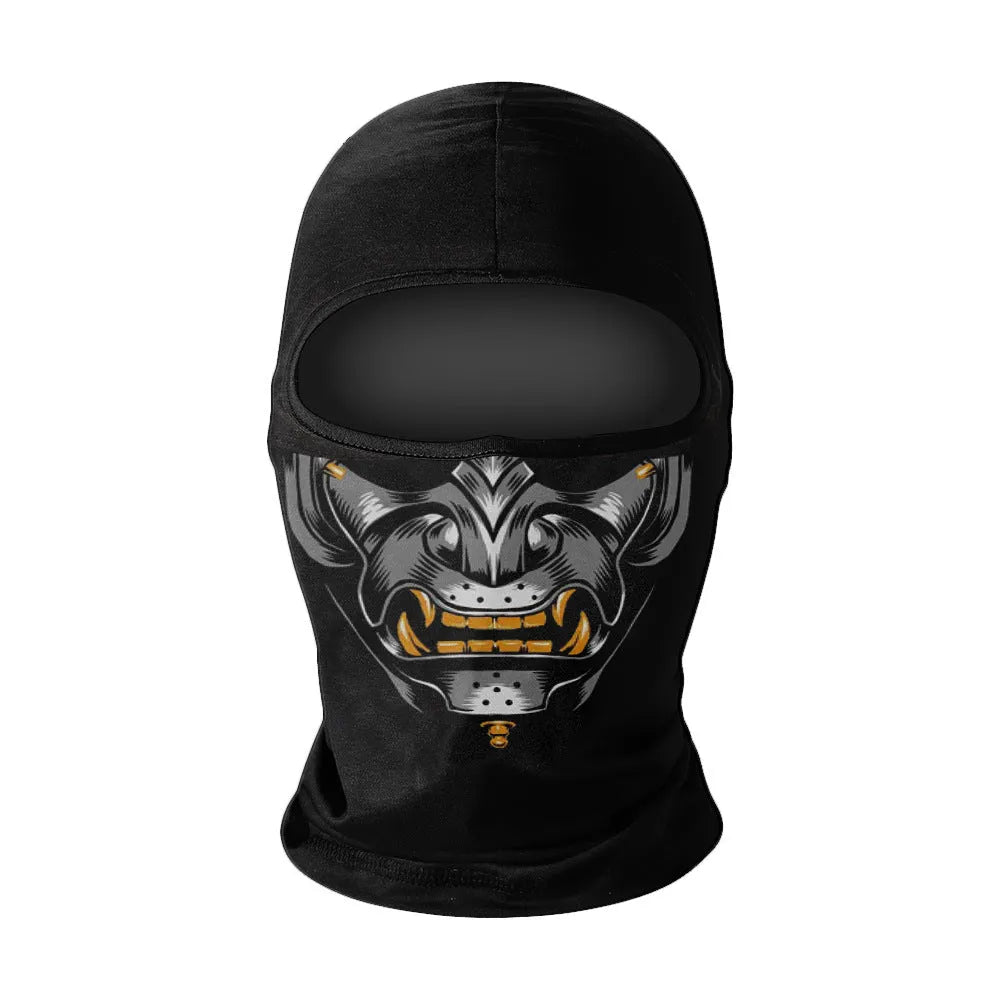 Men's summer breathable full face sun protection quick-drying ice silk polyester balaclava