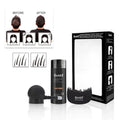 Dense hair fibre powder three-piece set box with nine colour options for thinning hair
