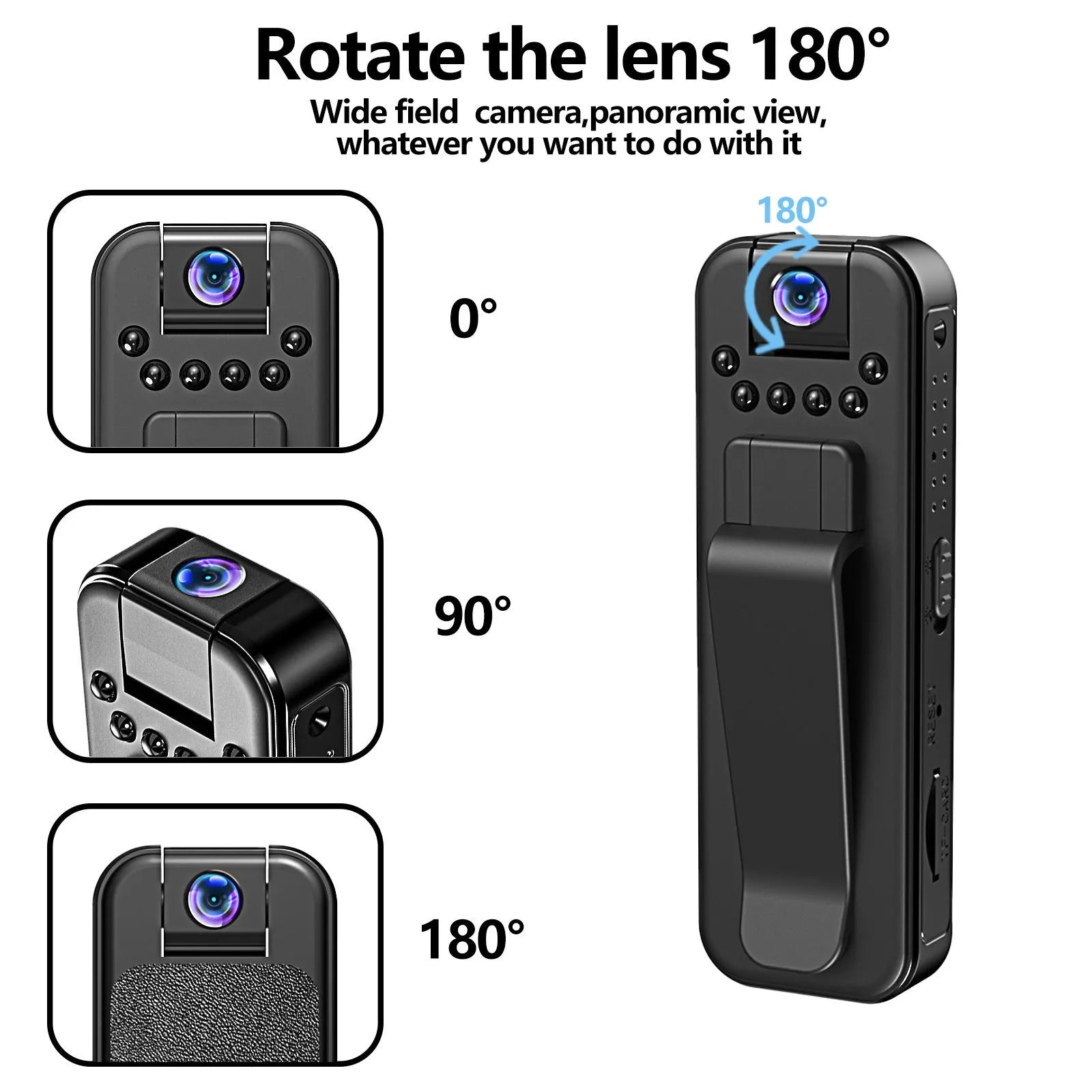 L7 model HD night vision infrared video recorder with Wi-Fi for home and outdoor use.