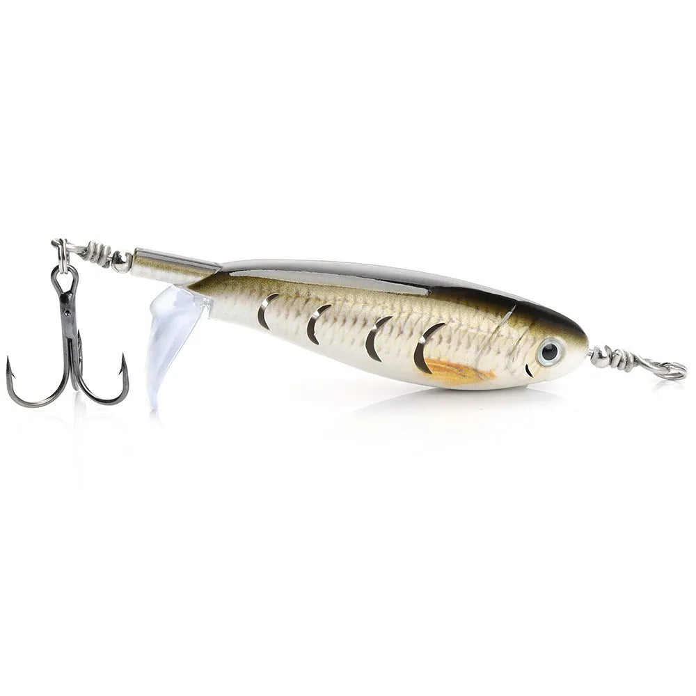 7.5cm bionic artificial fishing swimbait lure on a hook
