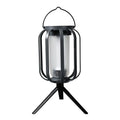 Solar powered LED camping tent light with aluminium alloy and ABS housing, 500 lumens, fluorescent fixture colour