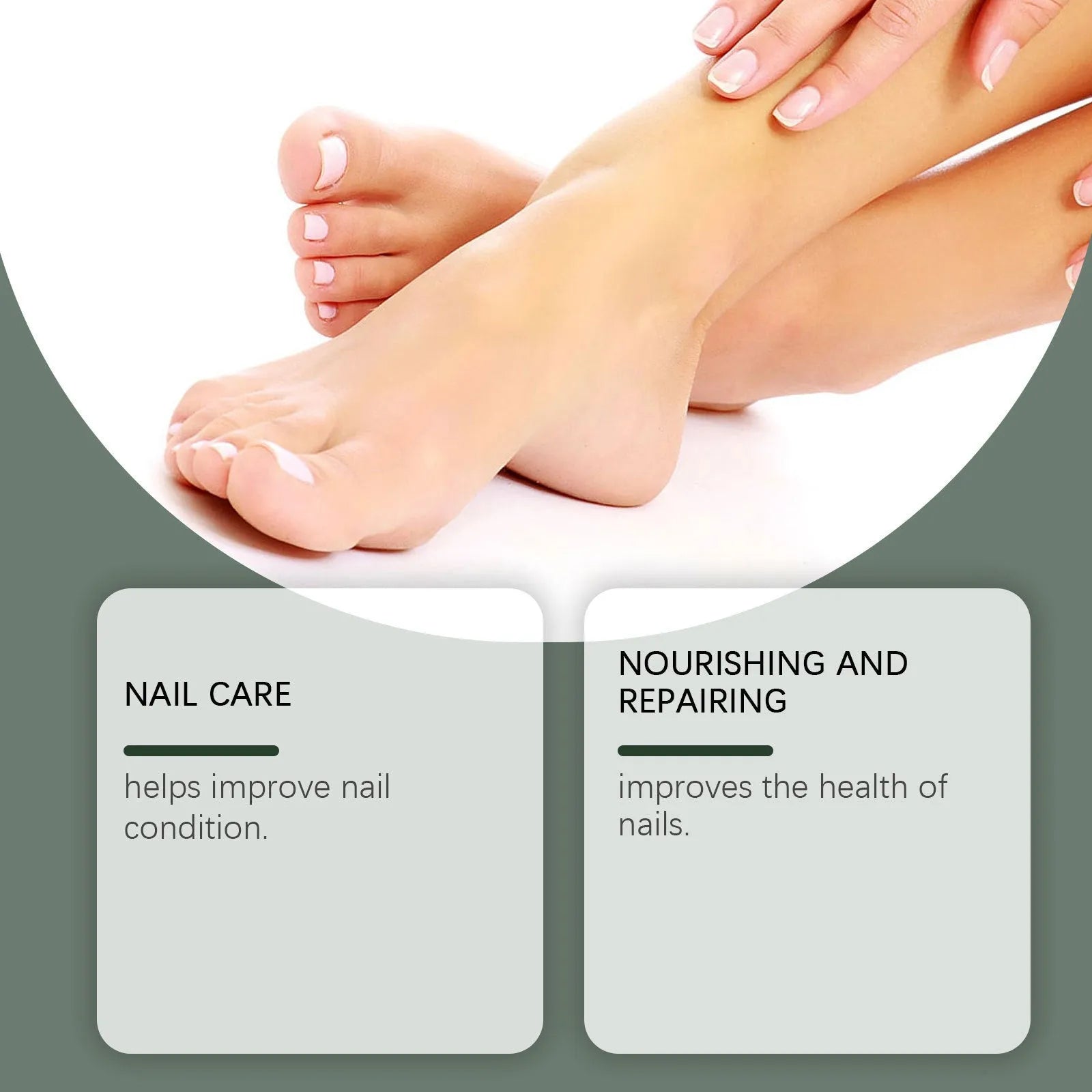 30ml bottle of clear nail care solution for daily brightening and nourishing
