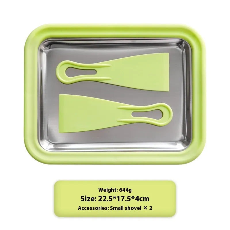 Children's DIY fried yogurt machine in four colours with aluminium gasket and 22.5x17.5 cm dimensions