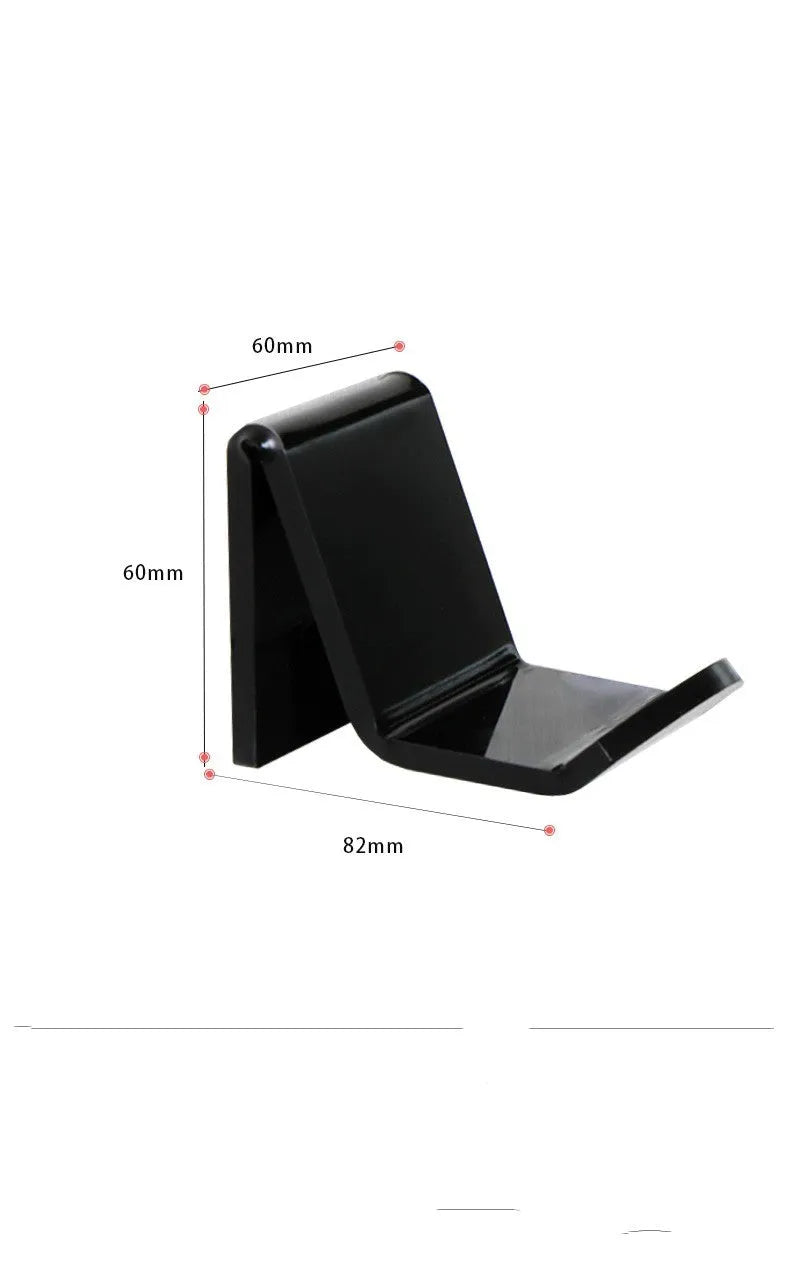Universal game controller mounting bracket in black colour mounted behind a door