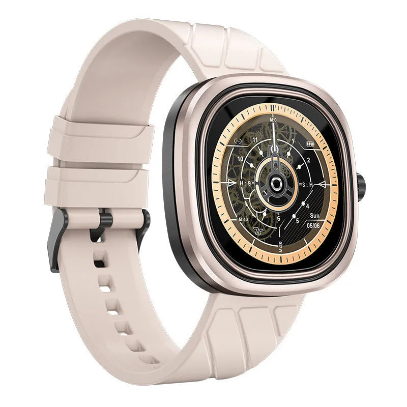 Bluetooth smart bracelet sports watch with 1.32-inch colour touchscreen and silicone wristband